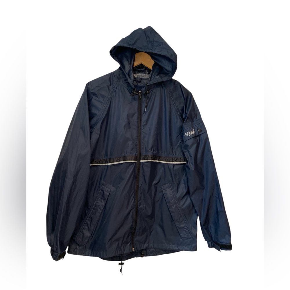 Vintage Viking Packable Rain Jacket Size Medium